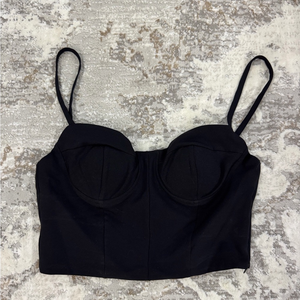 Zara Black Women's Crop Top